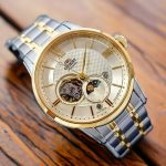 Zegarek Męski Orient Classic Sun & Moon  RA-AS0007S10B + BOX - obrazek 3