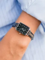 ZEGAREK DAMSKI DANIEL WELLINGTON DW00100435 - Quadro Pressed Sheffield Rose Gold 20mm + BOX - obrazek 5