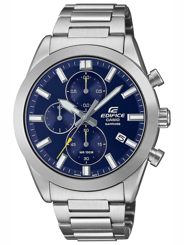53158_6 Zegarek Męski Casio EDIFICE Chronograph EFB-710D-2A + BOX - obrazek 1