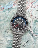 ZEGAREK MĘSKI SEIKO 5 SPORTS SSK019K1 GMT AUTOMAT + BOX - obrazek 8