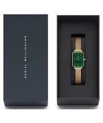 ZEGAREK DAMSKI DANIEL WELLINGTON Quadro Pressed Evergold Emerald 20mm DW00100561+ BOX (zw505m) - obrazek 7
