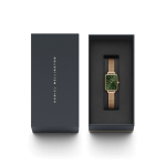 ZEGAREK DAMSKI DANIEL WELLINGTON Quadro Pressed Melrose Emerald 20mm DW00100445+ BOX (zw505n) - obrazek 4