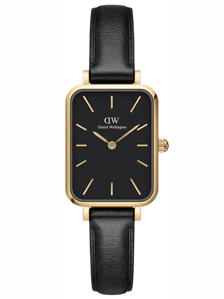 55561_1 ZEGAREK DAMSKI DANIEL WELLINGTON Quadro Pressed Sheffield Gold 20mm DW00100560 + BOX - obrazek 1