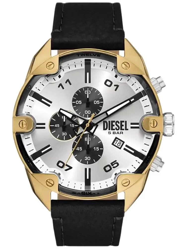 55619_1 ZEGAREK MĘSKI DIESEL Spiked Chronograph DZ4671 + BOX - obrazek 1