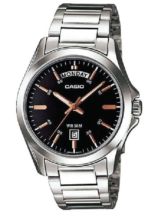 1579_7 ZEGAREK MĘSKI CASIO MTP-1370D-1A2V (zd025a) + BOX - obrazek 1