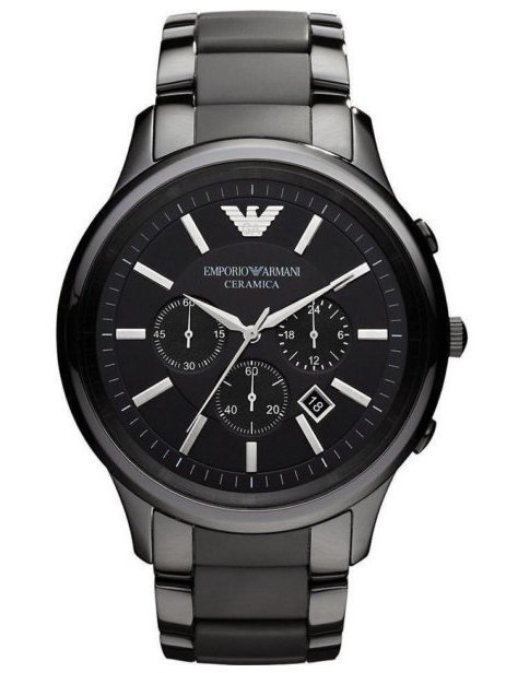 17175_1 ZEGAREK MĘSKI EMPORIO ARMANI AR1452 - CERAMICA - obrazek 1
