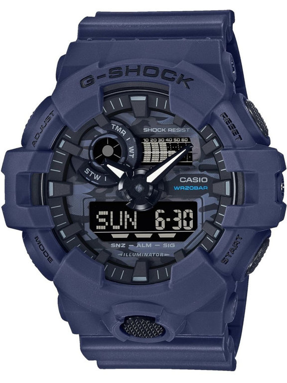 18773_3 ZEGAREK MĘSKI CASIO G-SHOCK GA-700CA-2AER (zd140c) - obrazek 1
