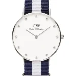 ZEGAREK DAMSKI DANIEL WELLINGTON Glasgow Silver DW00100082 + BOX