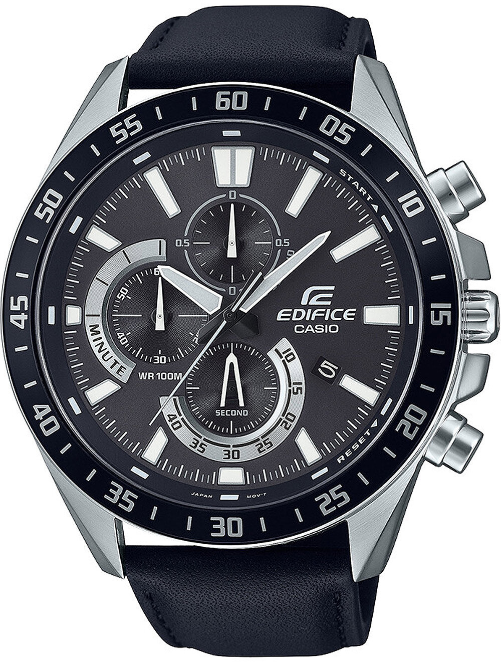 34474_1 Zegarek Męski Casio Edifice 48mm EFV-620L-1A + BOX - obrazek 1