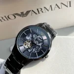 Zegarek męski EMPORIO ARMANI RENATO AUTOMATIC AR60056 (zi058b) - obrazek 7