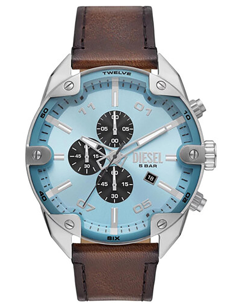 55610_1 ZEGAREK MĘSKI DIESEL Spiked Chronograph DZ4606 + BOX - obrazek 1