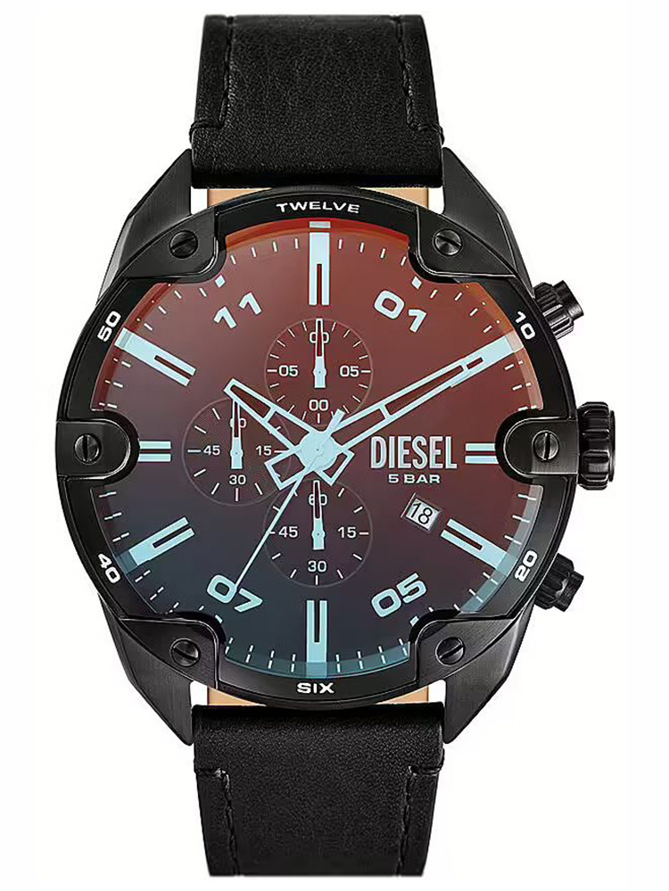 55617_1 ZEGAREK MĘSKI DIESEL Spiked Chronograph DZ4667 + BOX - obrazek 1