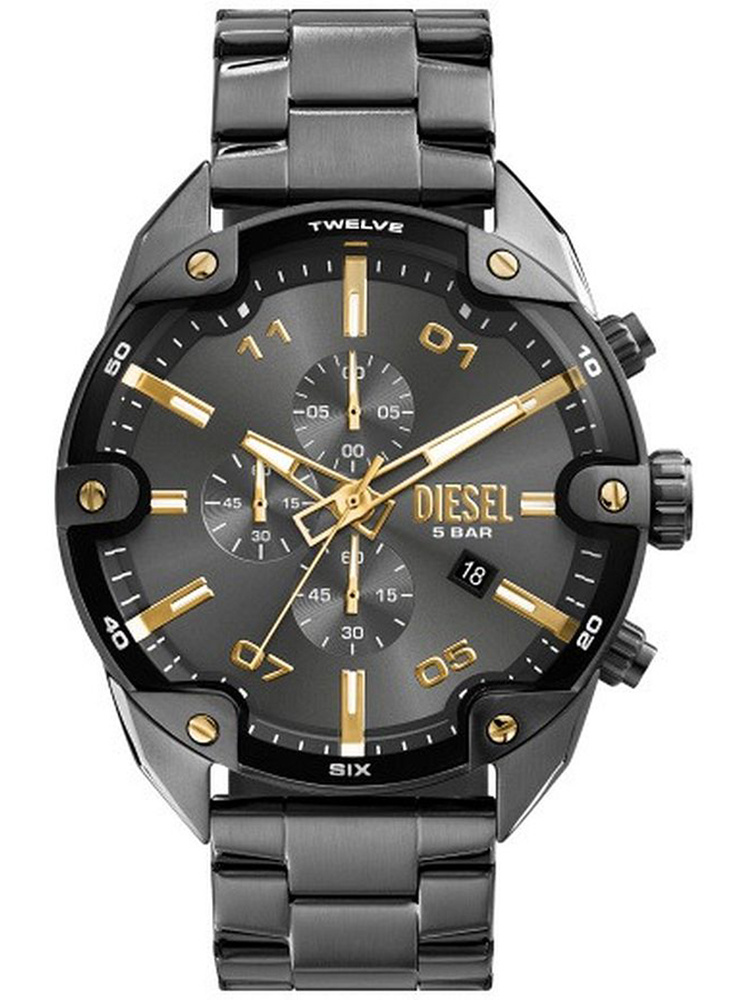55618_1 ZEGAREK MĘSKI DIESEL Spiked Chronograph DZ4669 + BOX - obrazek 1