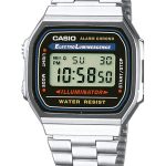 ZEGAREK UNISEX CASIO A168WA-1W - VINTAGE + BOX