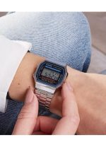 ZEGAREK UNISEX CASIO A168WA-1W - VINTAGE + BOX - obrazek 7