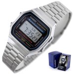 ZEGAREK UNISEX CASIO A168WA-1W - VINTAGE + BOX - obrazek 11