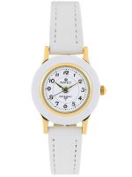 ZEGAREK DZIECIĘCY PERFECT LP165-03 KOMUNIJNY - biały/złoty + BOX