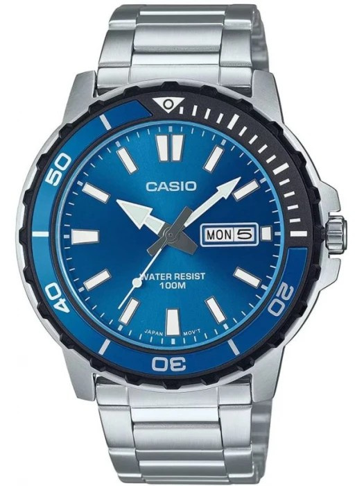 51333_4 Zegarek Męski Casio MTD-125D-2A1 + BOX - obrazek 1