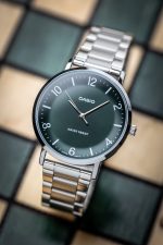 ZEGAREK MĘSKI CASIO  MTP-VT03D-3B + BOX - obrazek 4